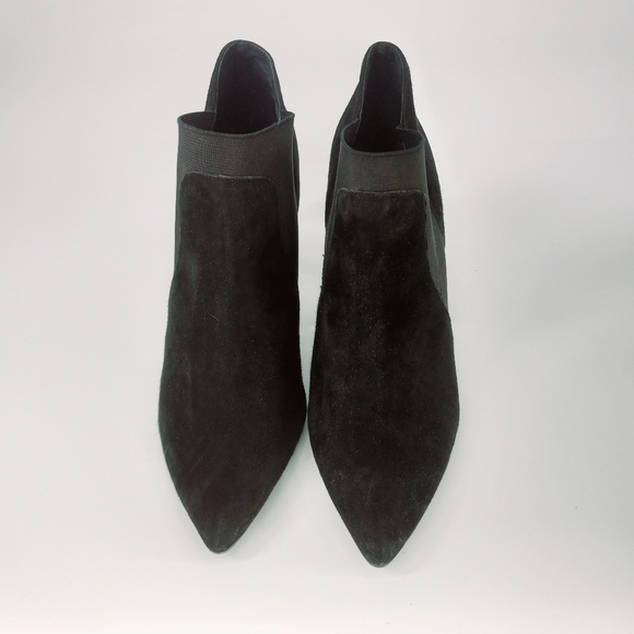 Vaneli 8.5 Black Suede Elastic Short Boot - Picture 5 of 5